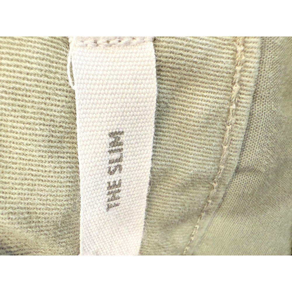 LOFT The Slim Pants Women's Size 10 Olive Green Cotton Blend Casual Trousers - Picture 5 of 10